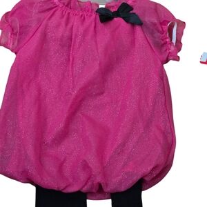Pink Glitter Kids Matching Set